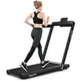thumbnail image 1 of Patiojoy 2 in 1 Folding Treadmill Electric Running Machine with Bluetooth Speaker Black, 1 of 7