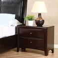 thumbnail image 4 of Coaster Phoenix Transitional 2-Drawer Wood Nightstand in Cappuccino, 4 of 4