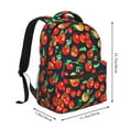 thumbnail image 2 of Fotbe Tomatoes Pattern Casual Backpack for School, Travel, and Outdoor Activities - Durable, Lightweight, and Comfortable, 2 of 5