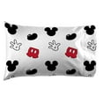 thumbnail image 3 of Mickey Mouse Cute Faces Kids 4 Piece Full Sheet Set, 100% Microfiber, White, 3 of 4