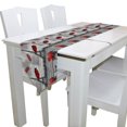 thumbnail image 3 of EREHome Eiffel Tour Table Runner 13x90 Pouces Rose Table Top Décoration, 3 of 5