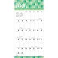 BrownTrout, Jumbo Grid Large Print Plato 2025 Wall Calendar