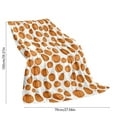 thumbnail image 3 of kladzum Pumpkin Print Throw Blanket 39.3"x27.5" Thanksgiving and Christmas Gifts Blanket Sofa Bedding Decorative Blankets Soft Cozy Travel Blanket for Bed, Couch, Office, Car, Dormitory, 3 of 6