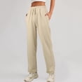 thumbnail image 2 of OSOLU Solid Color 2025 Sweatpants Women Autumn High Waist Draped Loose Straight Casual Sweatpants Banana Pants Wide Leg Pants Trousers Fashionable Classic Leisure Bottoms, 2 of 8