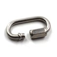 thumbnail image 3 of Flomore M8 Lock Conector de cadena de eslabones rápidos Mosquetón de bloqueo de tornillo de acero inoxidable 304 Paquete de 4, 3 of 5