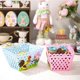 thumbnail image 4 of Colorful Rooster Holiday Gift Bag Fun Storage Basket for Eggs and Candy Perfectly for Holiday Party Supplies Yellow, 4 of 4