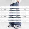 thumbnail image 3 of UACY Boys Baggy Jeans Casual Y2K Straight Wide Leg Denim Pants Teen Preppy Loose High Waisted Vintage (Blue, 15-16 Years), 3 of 8