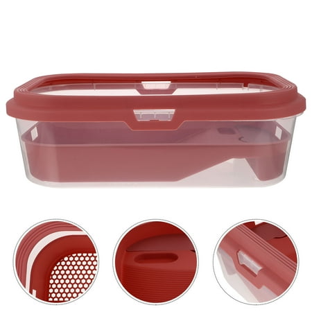 Healifty Terrace Villa for Turtle Plastic Turtle Tank for Frogs 1Pack
