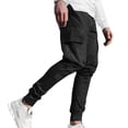 thumbnail image 3 of Men Multi-pockets Cargo Combat Pants Jogging Work Slim Fit Joggers Trousers Tracksuit Bottoms3XL, 3 of 5