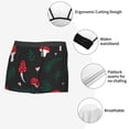thumbnail image 6 of Balery Amanita Mushroom Men's Boxer Briefs, Soft and Breathable Cotton Underwear with nylon Waistband-Small, 6 of 9