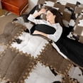 thumbnail image 4 of jejeloiu Rustic Cowhide 7-Piece Bedding Comforter Set,Country Farmhouse Lodge King Bedding Sets,Patchwork Cattle Hide Bed Sheets For Boys Girls,Ultra Soft Home Decor Reversible, 4 of 8