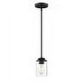 thumbnail image 2 of Designers Fountain 93330-BK Jedrek 1 Light Mini-Pendant in Black, 2 of 6
