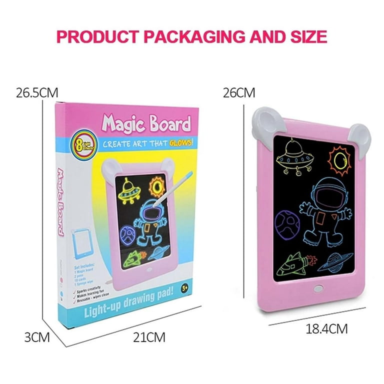 Magic board kids tablet Magic Drawing Pad LED drawing pens 16950, CATEGORIES \ Children \ Toys