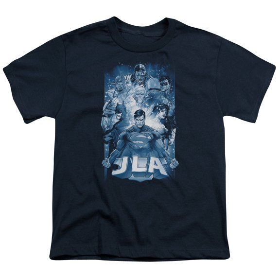 Jla - Burst - Youth Short Sleeve Shirt - Large