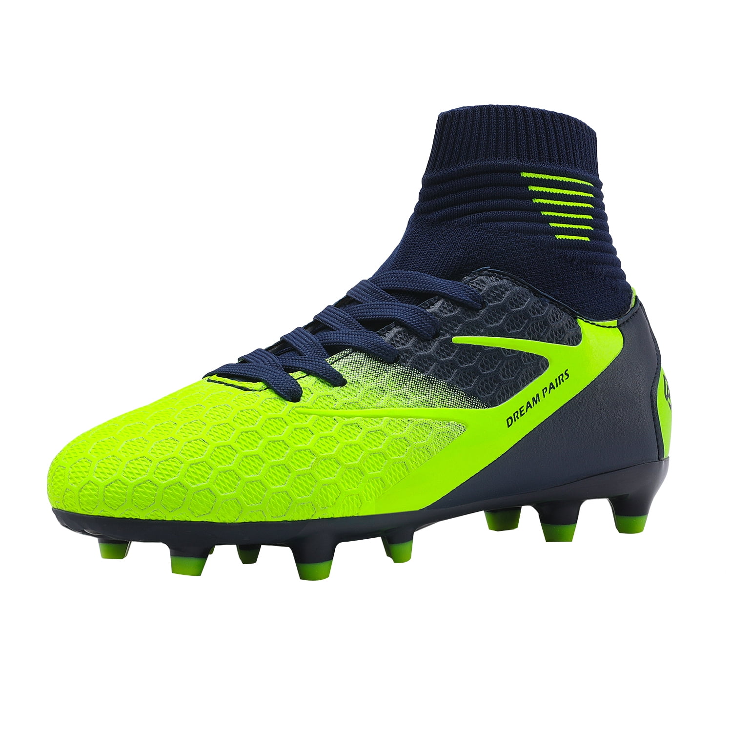 DREAM PAIRS Kids Boys Girls Soccer Shoes Athletic Indoor Training Football Shoes 