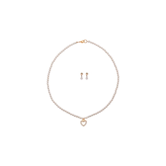 Collar y Aretes MAGG Little Heart