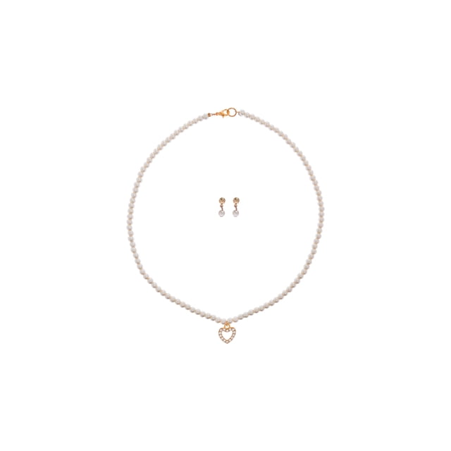 Collar y Aretes MAGG Little Heart