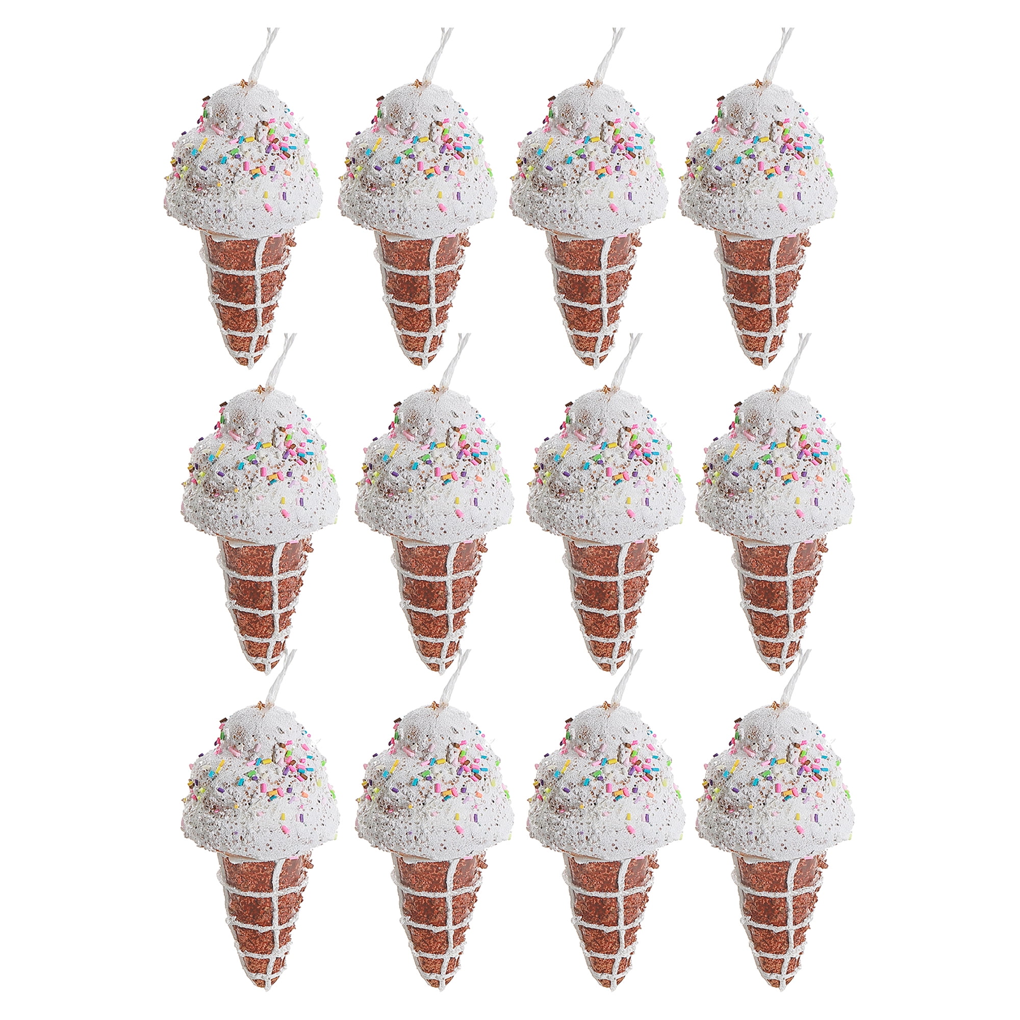 Ice Cream Ornament - Set of 12