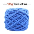 thumbnail image 2 of Advancent Hilo de tejer de 100g, bufandas de hilo para tejer a mano, gorro, gorro, hilos de ganchillo tejidos a mano, accesorio de costura para Artesanía No.12 Advancent HA009091-12, 2 of 6