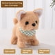 thumbnail image 1 of Perro de juguete de peluche para niños, juguete de simulación de paseo, perro de puesto, cachorro electrónico, mascota, perros de peluche, 1 of 1