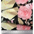 thumbnail image 2 of Soimoi Cotton Duck Fabric Leaf Floral Fabric Prints by Yard 42 Inch Wide, 2 of 3