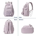thumbnail image 6 of DAKIMOE Large capacity Backpack Aesthetic Student Schoolbag Middle School Backpack, Purple, 6 of 6
