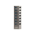 thumbnail image 1 of StarTech 5G7AIBS-USB-HUB-NA 7 Port USB Hub with On-Off Switches, 1 of 7