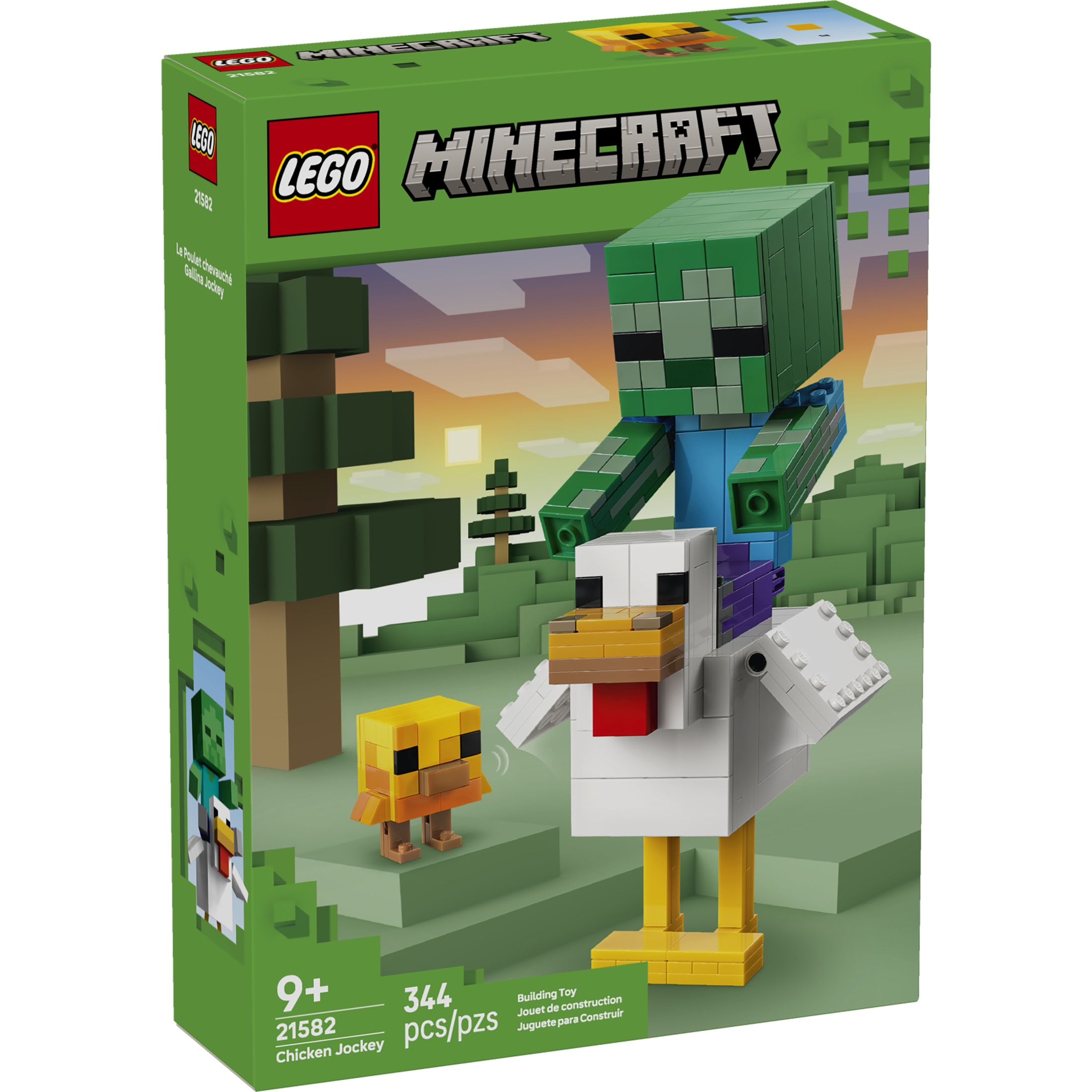 LEGO Minecraft Jinete de Pollo - Juguete de Construcción para Niños y Niñas, Mayores de 9 Años - Juguete Coleccionable de Minecraft - Exhibición para Habitación Infantil - Regalo para Cumpleaños - 21582 2