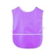 thumbnail image 5 of Matsuzay Delantales de pintura Bolsillos espaciosos de pintura de secado rápido para niños pequeños con correa lateral Guardapolvo Paño Violeta 2piezas, 5 of 6