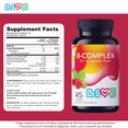 thumbnail image 3 of LIVS Vitamin B Complex Gummies with B12, Biotin, B3, B6 & Vitamin C for Kids & Adults | Energy, Support & Recovery Supplement | Promotes Mood, Metabolism & Nerve Function | Strawberry Flavor – 90 Ct, 3 of 7