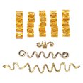 thumbnail image 1 of Colgantes de metal para el cabello fijación firme a la moda estilo versátil decoración de joyas para el cabello de colores brillantes para bodas para mujeres ANGGREK Otros, 1 of 8