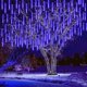 thumbnail image 3 of Juego de 1/2/3/4 luces LED de lluvia de meteoritos, guirnalda de luces navideñas, nieve que cae, carámbanos, iluminación en cascada para el hogar y la boda, 3 of 5