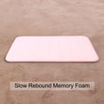 thumbnail image 7 of PiccoCasa Memory Foam Absorbent Bath Floor Non-Slip Mat Rug Shower Carpet, Pink, 32"x 20", 7 of 7