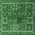 thumbnail image 1 of Ahgly Company Indoor Square Persian Emerald Green Traditional Area Rugs, 6' Square, 1 of 4