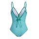 thumbnail image 4 of Traje de baño de una pieza para mujer, conjuntos de bikini para mujer, bikini de dos piezas con estampado floral, traje de baño deportivo ajustado de dos piezas para mujer., 4 of 9