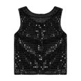 thumbnail image 5 of TAIAOJING Toddler Tank Tops Girls Spaghetti Strap Boys Casual Sequin Glitter Party Carnival Gown Sleeveless Vest Top 4-5 Years, 5 of 5