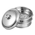 thumbnail image 1 of 1 Set 26cm Kitchen Steamer Cookware Stainless Steel Food Steamers with Lid, 1 of 2