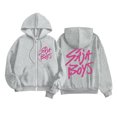 thumbnail image 1 of Pop cazadora para niña Hooded Sweatshirt,Soft Streetwear Pullover,Cute Long Sleeve Hoodie for Fall Winter Unisex （Light Gray）, 1 of 4