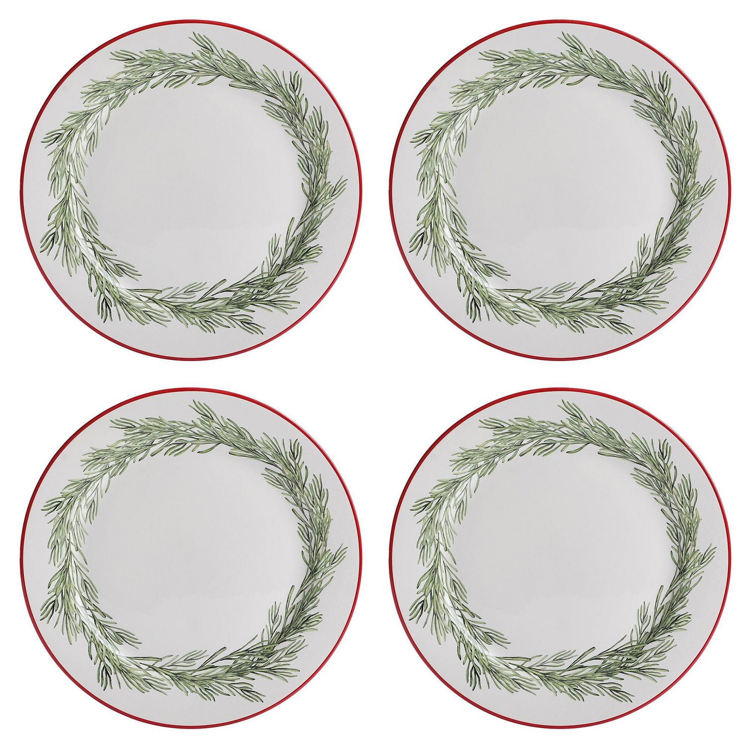 Holiday Time Assiette de 27.9 cm, Ensemble de 4