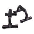 thumbnail image 5 of Rejilla para flexiones de metal con agarre de espuma antideslizante de primera calidad, ideal para fitness, cardio, gimnasio, color negro, 5 of 5