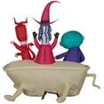 thumbnail image 4 of Gemmy Airblown Inflatable Lock Shock and Barrel in Tub Scene Disney, 5 ft Tall, Brown, 4 of 4