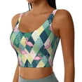 thumbnail image 2 of Fuzoiu Flamingo Print Women's Sports Vest,U-Back Sports Tank,Gym Vests,Athletic Sleeveless Shirts,Exercise Undershirts,Yoga, Gym, and Dance Wear-XX-Large, 2 of 8