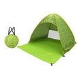 thumbnail image 3 of Beach Tent with 6 Tent Stakes Windproof UPF 50 Beach Sunshade Sun Protection Green XL, 3 of 9