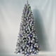 thumbnail image 1 of 2023 Venta caliente al por mayor árbol de Navidad preiluminado nieve flocado árbol de Navidad blanco artificial 4 pies a 20 pies, 1 of 3