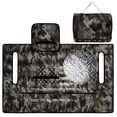 thumbnail image 4 of FUIALDOLG Green Camouflage Club Car Seat Covers Universal Fit US Flag Golf Cart Seat Cover for Front Rear Protector Easy to Install Comfort Golf Cart Seat Towel Blanket for 2 Passengers, 4 of 7