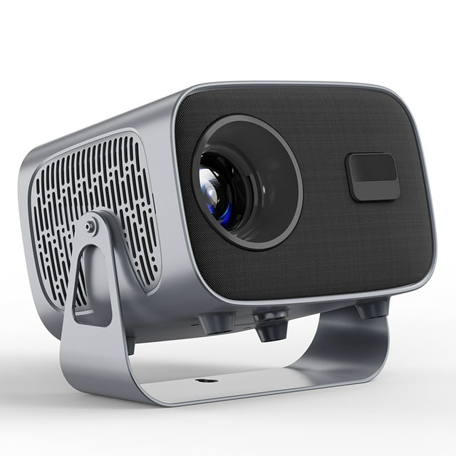 yeacher 4K Android Smart Projector with Auto Keystone Correction, 360° Rotation, and Wireless Connectivity for Immersive Home Theater Experience