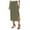 Green, variant on vigerkar Women Satin High Waist Elastic Stitching Long Skirt Slim Fit Hip Skirt Skirts for Girls Beige, M
