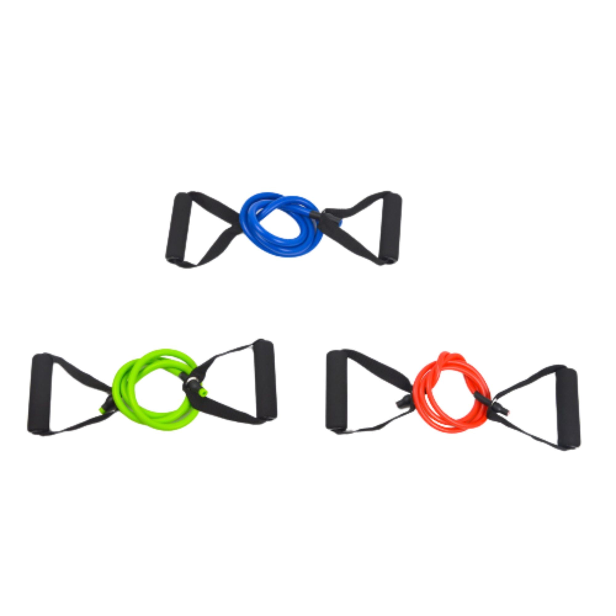 Thysol Resistance Tube Bands Set (with handles): bands with handles / 3-pack (Multicolored)