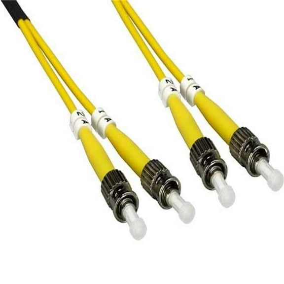 Sanoxy SNX-CBLR-FB102-9402 2 m ST&ST Duplex 9-125 Single Mode Fiber Optic Cable - Yellow