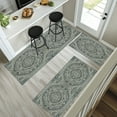 thumbnail image 6 of Cinvoph 3pcs Boho Kitchen Rug Sets with Runner Non Slip Kitchen Rugs Mats Washable Mats for Thick Kitchen Floor Mat Carpet Runner Rugs for Hallway Holiday Decor, 6 of 9